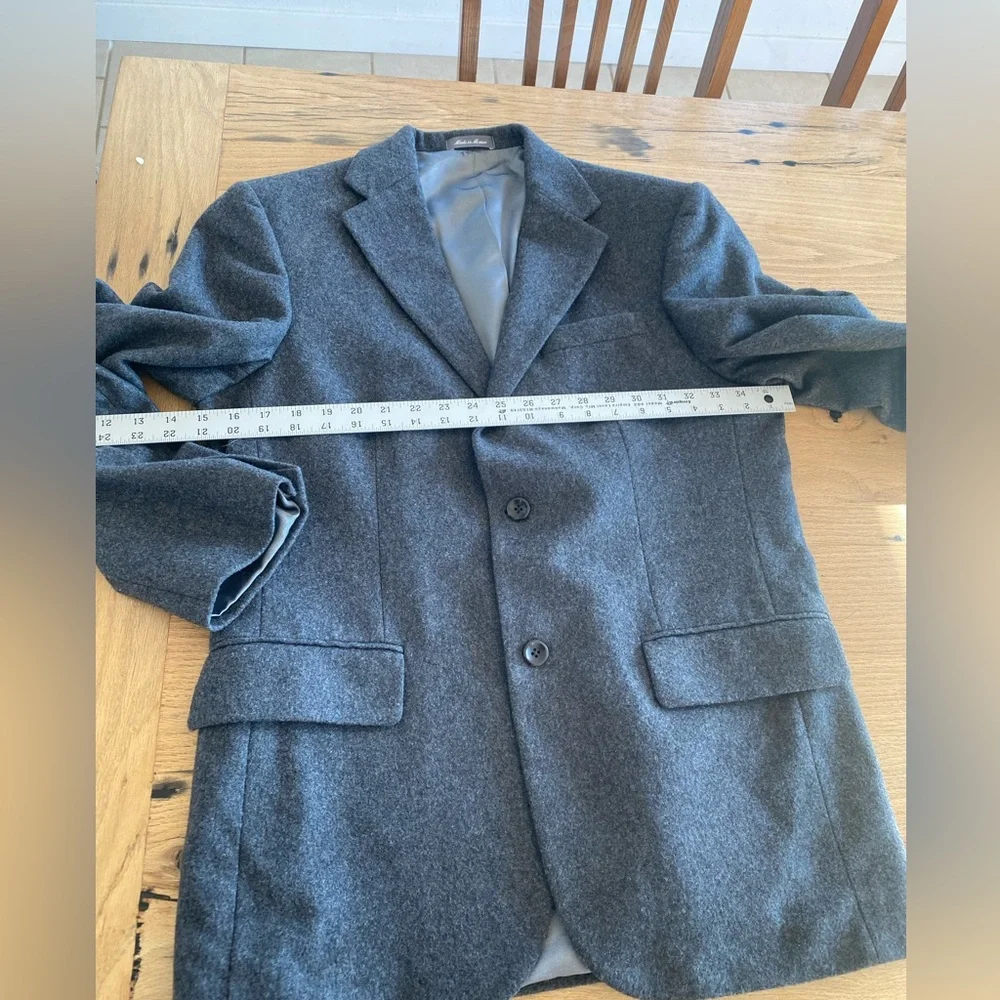 Oscar de la Renta Blue‎ Men's 3 Button Blazer Suit Coat  Preowned